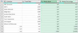 Power Query: Lookup value in another table with merge