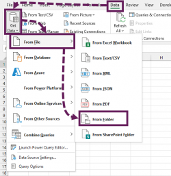 List files in a folder & subfolders with Power Query