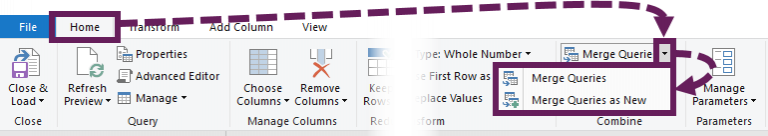 Power Query: Lookup value in another table with merge