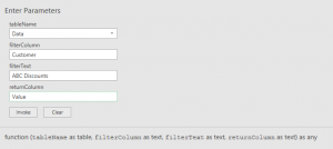 How to use Power Query Custom Functions