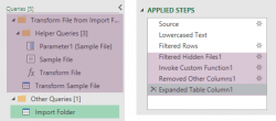 Get data from folder in Power Query: combine files quickly