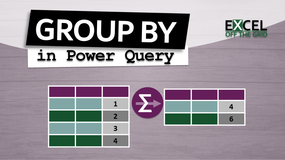Power Query Group By