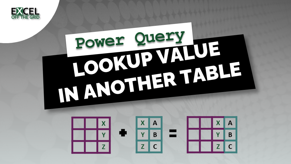 Power Query Merge - Lookup Value