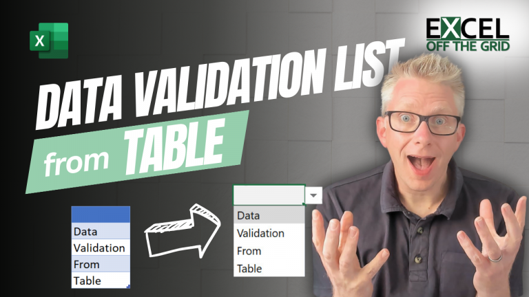 Blog - Excel Off The Grid