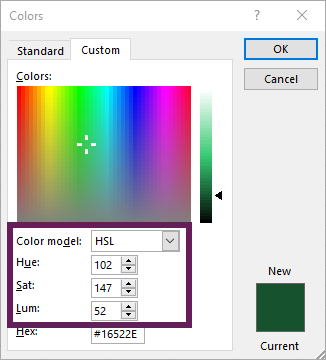 HSL Color Mode