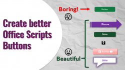 Create nice Office Scripts buttons