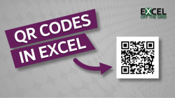 QR Codes in Excel