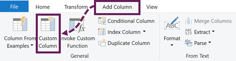 Add column - custom column