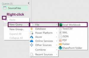 Power Query: How to Combine files based on a list
