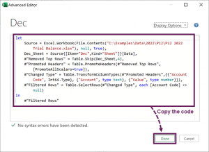Power Query: How to Combine files based on a list