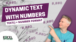 Dynamic Text - TEXT + Number Format