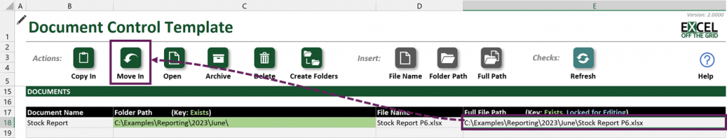 Document Control Template Feature Overview - Excel Off The Grid