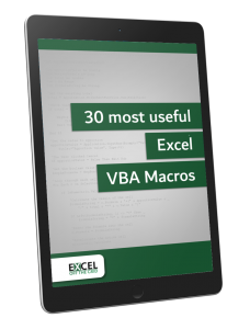 30 Most Useful VBA Macros Book