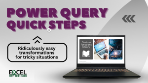 Power Query - Quick Steps