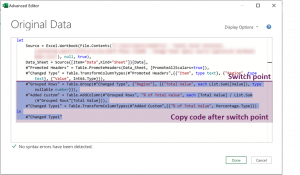 How to change source connector in Power Query