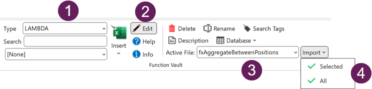Add functions to Function Vault
