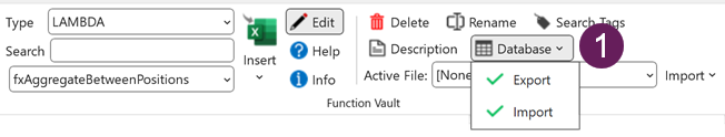 Database Export or Import