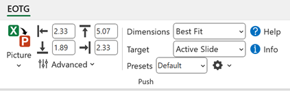 Push on the EOTG Ribbon